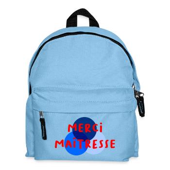 THANK YOU. MISTRESS. MASTER. THANK YOU MISTRESS - Kids' Backpack - light blue - Front