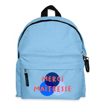GELIEBTE. VIELEN DANK. DANKE HERRIN - Kinder Rucksack - Hellblau - Vorne