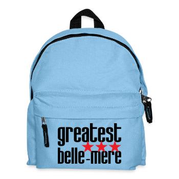 Beste Schwiegermutter der Welt - Kinder Rucksack - Hellblau - Vorne