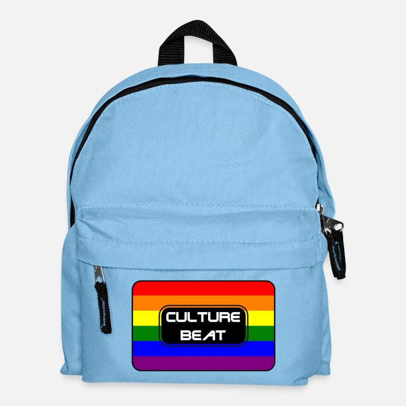 Kultur Beat Pride Logo - Kinder Rucksack - Hellblau