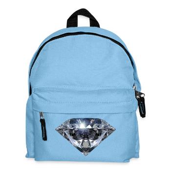 Diamant - Kinder Rucksack - Hellblau - Vorne