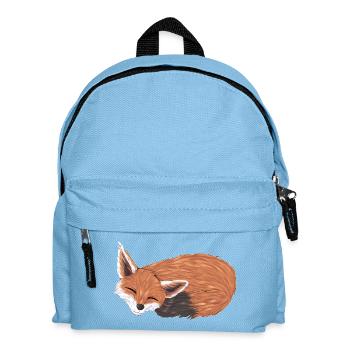 Vixen in her sleep with warm colors - Kids' Backpack - light blue - Front