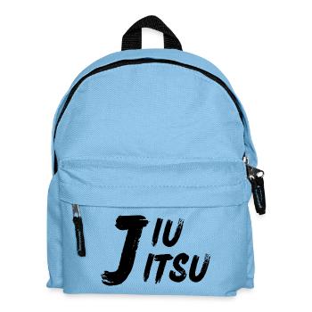 Jiu Jitsu – Minimalist Design Black - Kids' Backpack - light blue - Front