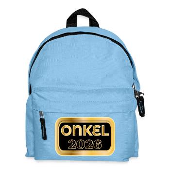 UNCLE 2026 BABY NOTICE - Kids' Backpack - light blue - Front