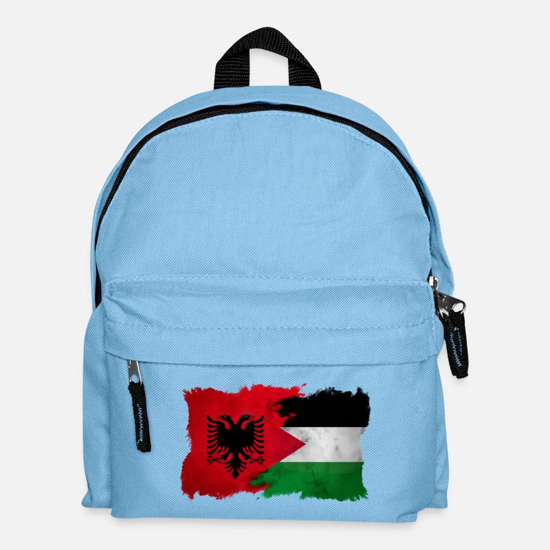 Albanie_Palestine_2025 - Kids' Backpack - light blue