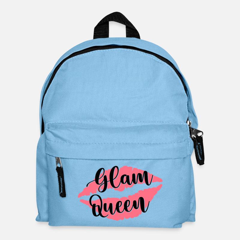 Glam Queen Kuss - Kinder Rucksack - Hellblau