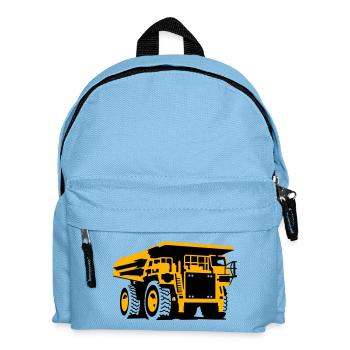 LKW - Kinder Rucksack - Hellblau - Vorne