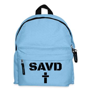 Redeemed Cross Bible Christian Faith Jesus Erl - Kids' Backpack - light blue - Front