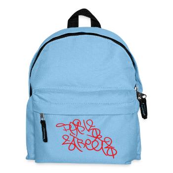 Paris Streets Street Art Souvenir - Kids' Backpack - light blue - Front