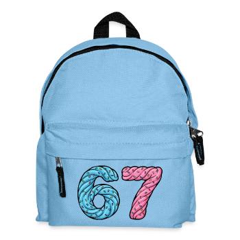 67 Twist Zuckerkunst - Kinder Rucksack - Hellblau - Vorne