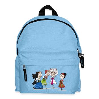 COMIC - SERBSKE DRASTY - Kids' Backpack - light blue - Front