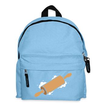 Icône simple en rouleau à pâtisserie - Sac à dos Enfant - bleu clair - Devant