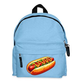 Hot Dog - Kids' Backpack - light blue - Front