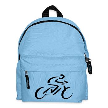 Cyclist Racer - Kids' Backpack - light blue - Front