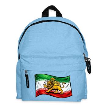 Persia Iran Flag - Kids' Backpack - light blue - Front