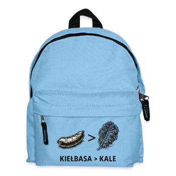 Kielbasa Greater Than Kale - Kids' Backpack - light blue - Front