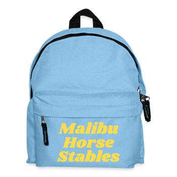 Malibu Horse Stables - Kids' Backpack - light blue - Front