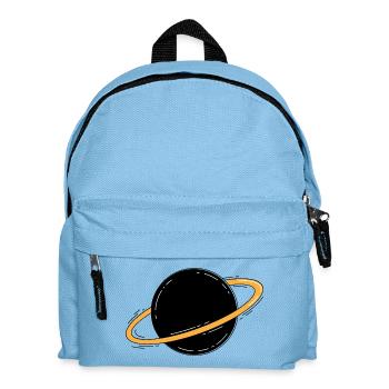 Saturn Planet Space Minimalist - Kids' Backpack - light blue - Front