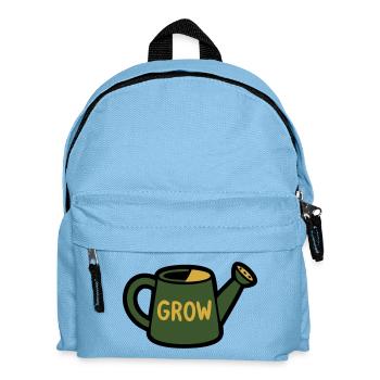 Watering Can Grow Gardening Gardener Plants - Kids' Backpack - light blue - Front