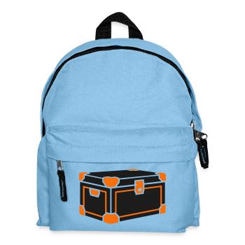 Bicycle Transport Box Graphic - Kids' Backpack - light blue - Front