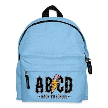 Graffiti ABCD de la rentrée scolaire - Sac à dos Enfant - bleu clair - Devant