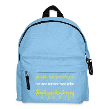 OmTareTuttare - Kinder Rucksack - Hellblau - Vorne