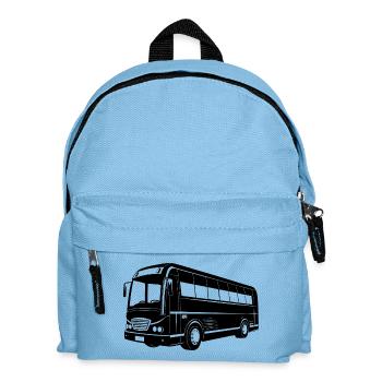 Tourbus - Kinder Rucksack - Hellblau - Vorne