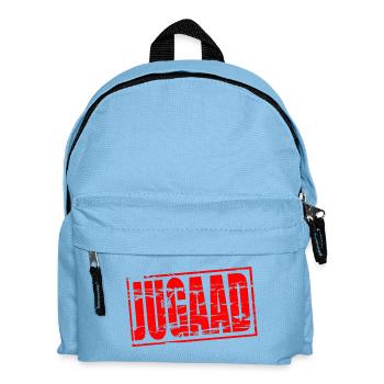 Jugaad. जुगाड़  - Kids' Backpack - light blue - Front