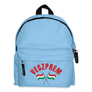 Veszprem Hungarian Flags  - Kids' Backpack - light blue - Front