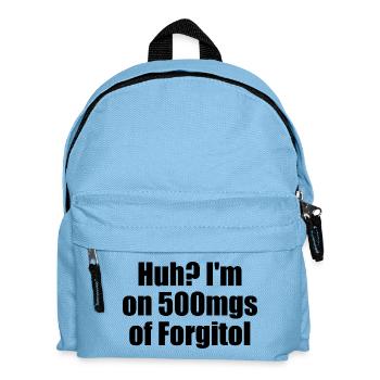 Yikes, I take 500 mg of Forgitol Teen Forget All - Kids' Backpack - light blue - Front