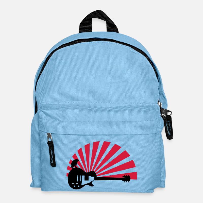 gitarre - Kinder Rucksack - Hellblau