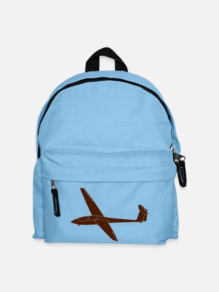 ASK21 Segelflugzeug - Kinder Rucksack - Hellblau