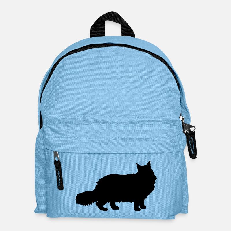 Maine Coon - Sac à dos Enfant - bleu clair