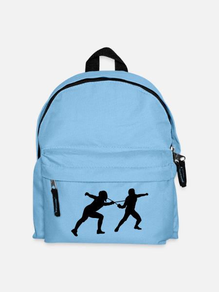 Fechten - Kinder Rucksack - Hellblau