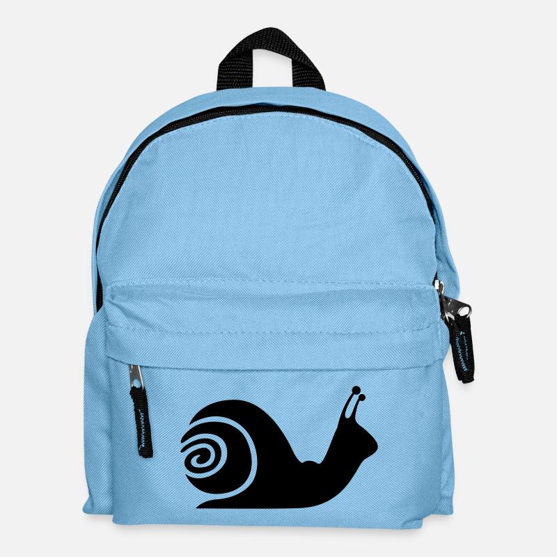Schnecke - Kinder Rucksack - Hellblau