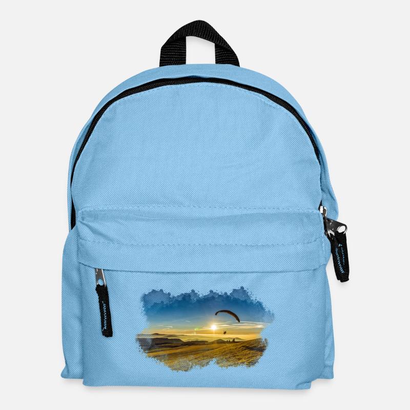 Paragliding Wasserkuppe - Kids' Backpack - light blue