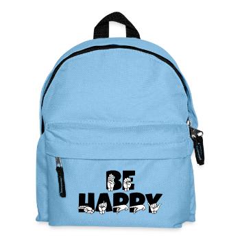 Deaf Hearing Impaired Sign Language - Kids' Backpack - light blue - Front