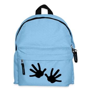 Two hands - Kids' Backpack - light blue - Front