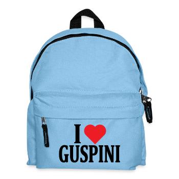 T-shirt Io amo Guspini t-shirt Sardegna - Kids' Backpack - light blue - Front