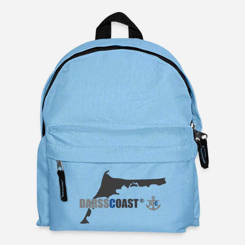 Darss Coast - Dein Statement für den Darß - Kinder Rucksack - Hellblau