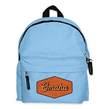 Omaha Gateway Vintage Badge - Kinder Rucksack - Hellblau - Vorne