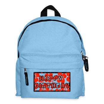 20. 20 ANS. 20e ANNIVERSAIRE. ANNIVERSAIRE 20 ANS. - Sac à dos Enfant - bleu clair - Devant