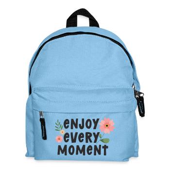 Enjoy Every Moment - Kids' Backpack - light blue - Front