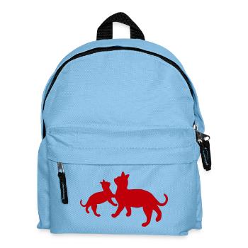 United Silhouettes de chat et de chien - Sac à dos Enfant - bleu clair - Devant