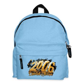 Limited Edition Geburtsjahr 2006 Geburtstag - Kinder Rucksack - Hellblau - Vorne