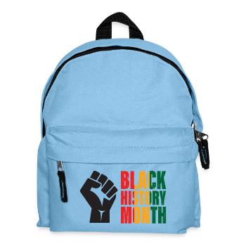Mois de l'histoire des Noirs - Sac à dos Enfant - bleu clair - Devant