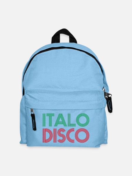 ITALO DISCO - Kinder Rucksack - Hellblau