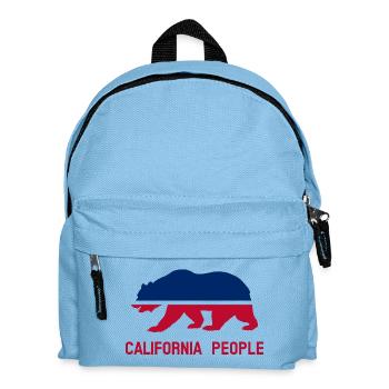 California People - Kids' Backpack - light blue - Front