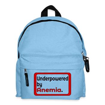 anémie ferriprive - Faible puissance - Sac à dos Enfant - bleu clair - Devant