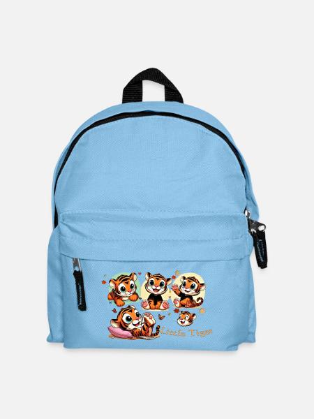 Kleines Tigerchen Spielwelt - Kinder Rucksack - Hellblau